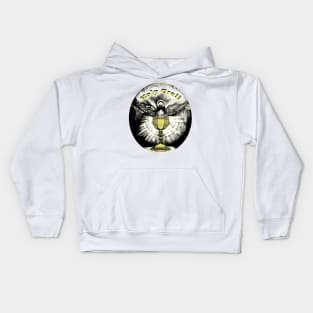 Holy Grail Chalice of the Mystery of Jesus Christ Kids Hoodie